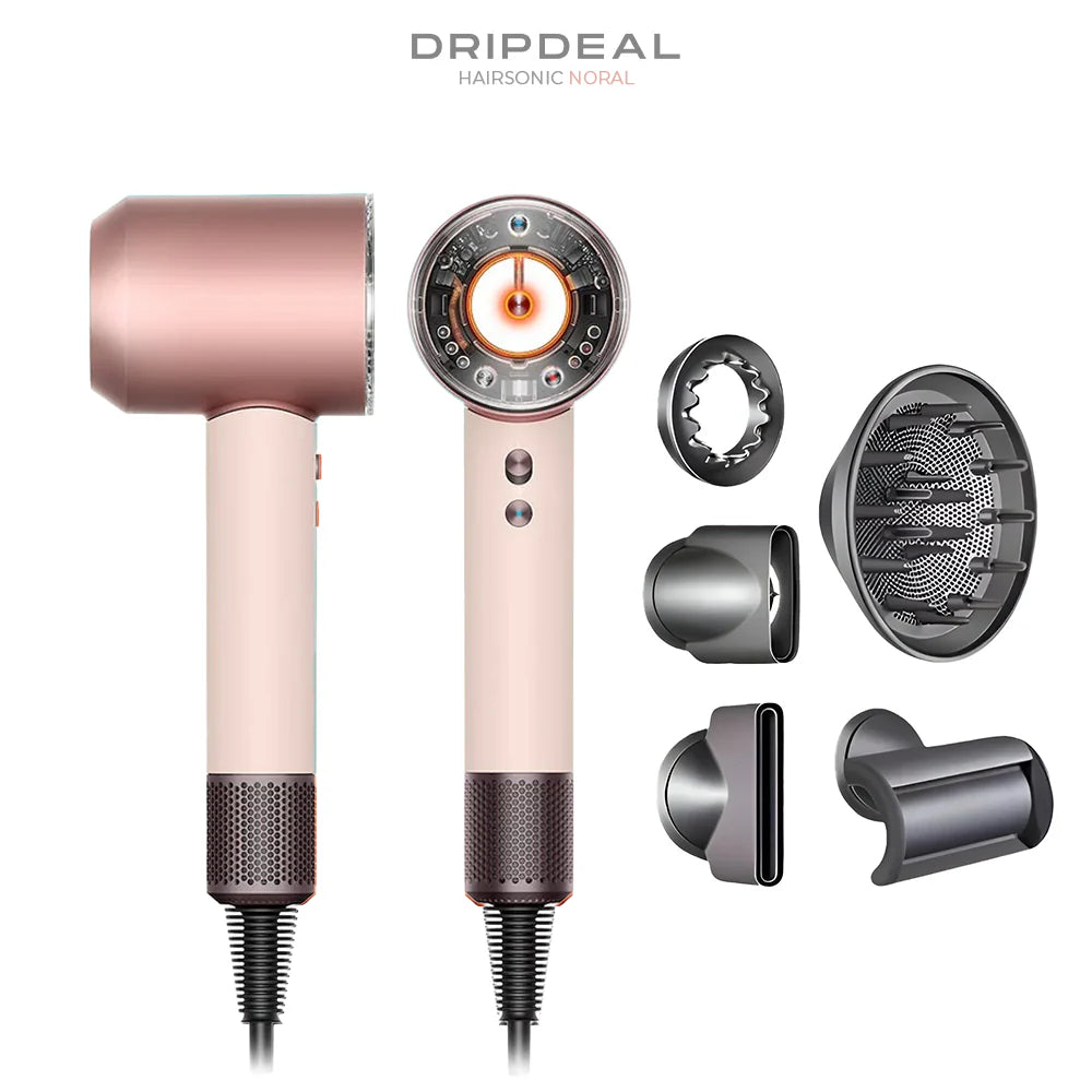 HairSonic Noral Dripdeal – Sèche-cheveux et appareil coiffant 5-en-1 avec technologie ionique