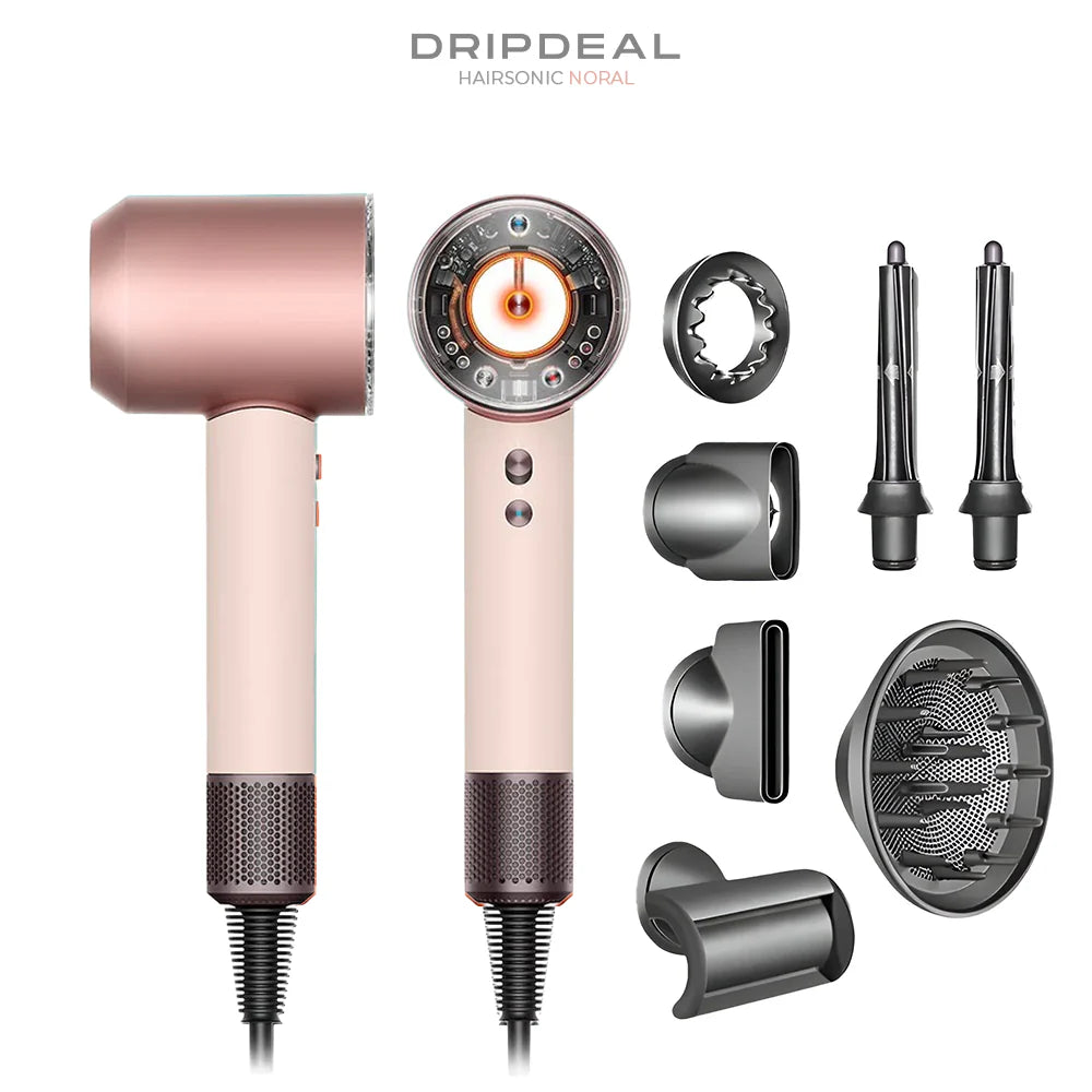 HairSonic Noral Dripdeal – Sèche-cheveux et appareil coiffant 5-en-1 avec technologie ionique