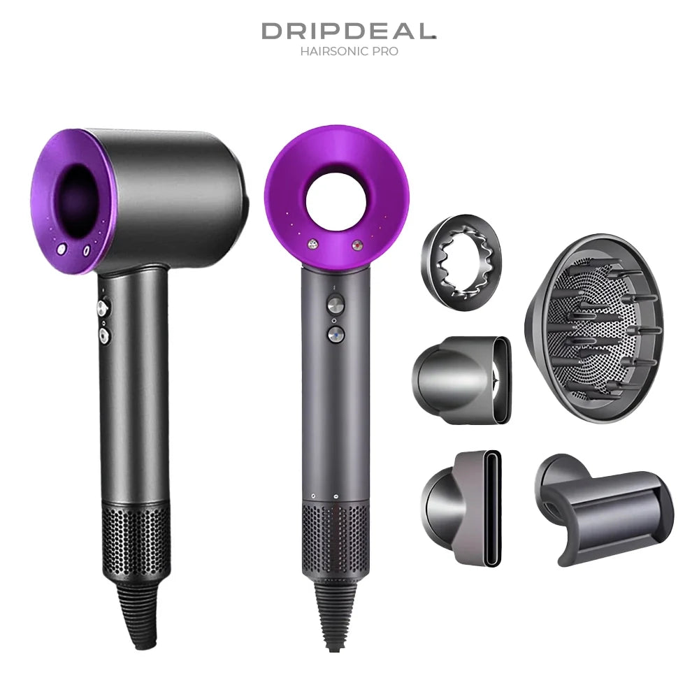 HairSonic Pro Dripdeal – Sèche-cheveux et appareil coiffant 5-en-1 avec technologie ionique