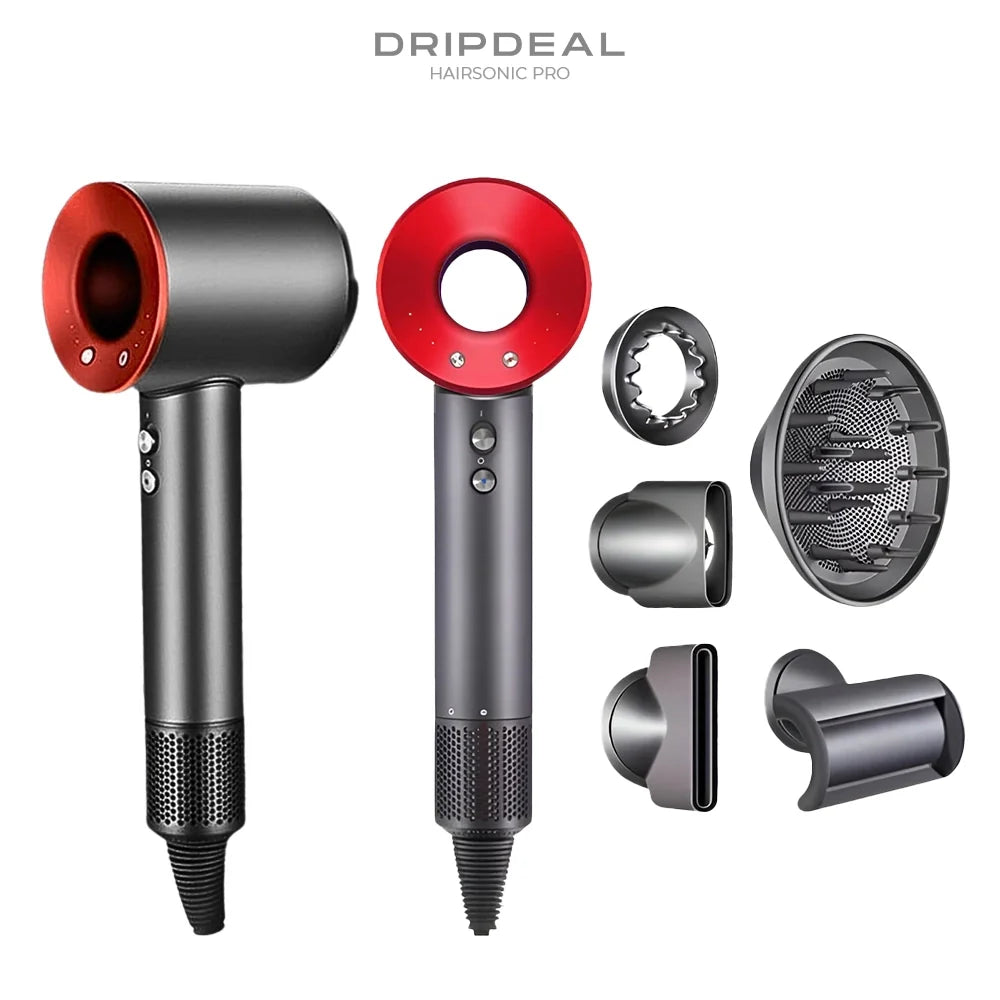 HairSonic Pro Dripdeal – Sèche-cheveux et appareil coiffant 5-en-1 avec technologie ionique