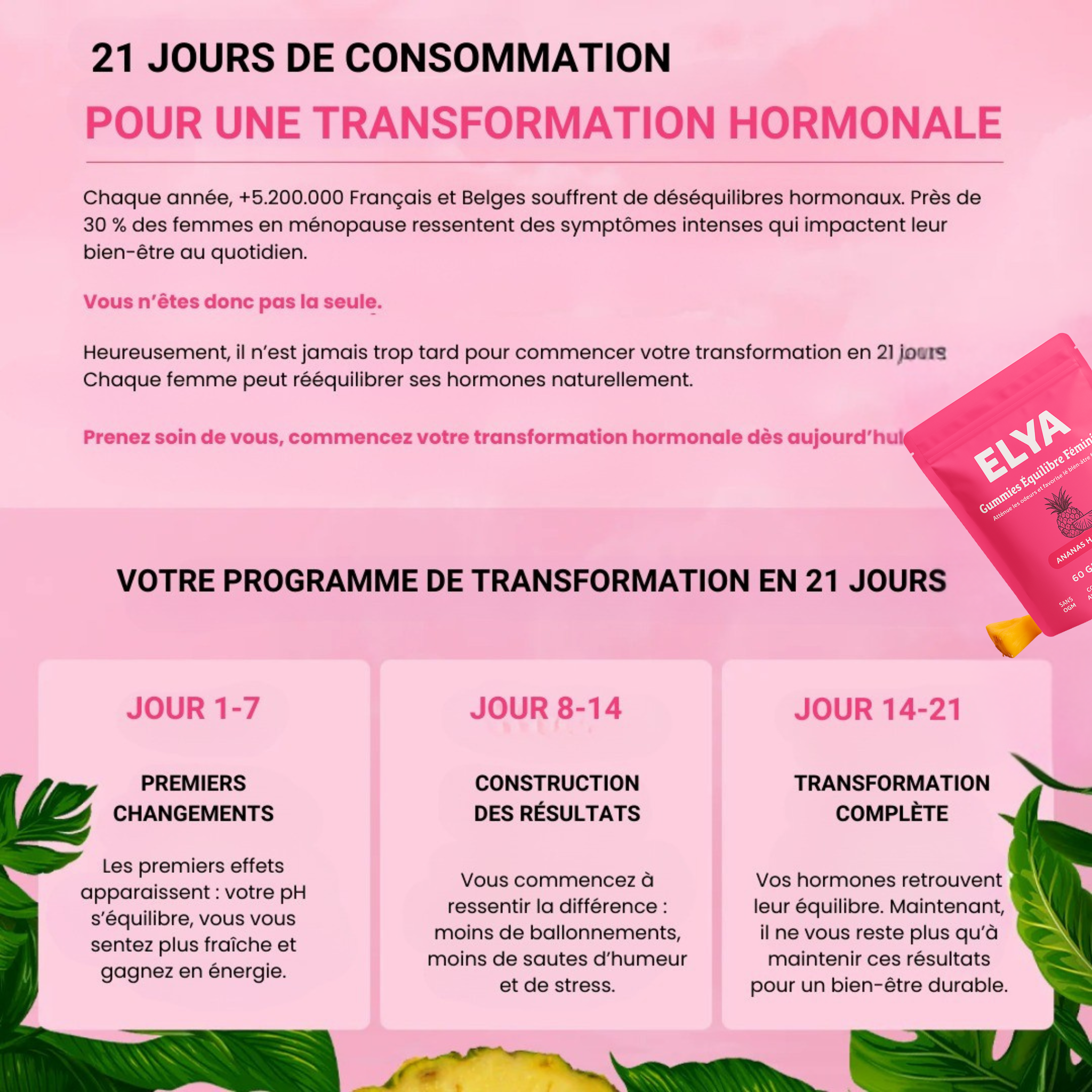 Gummies Équilibre Féminin | Ananas