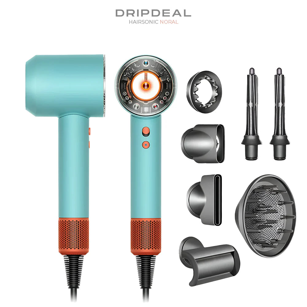 HairSonic Noral Dripdeal – Sèche-cheveux et appareil coiffant 5-en-1 avec technologie ionique